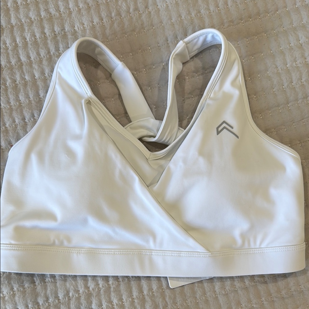 Medium White Oner Sports Bra